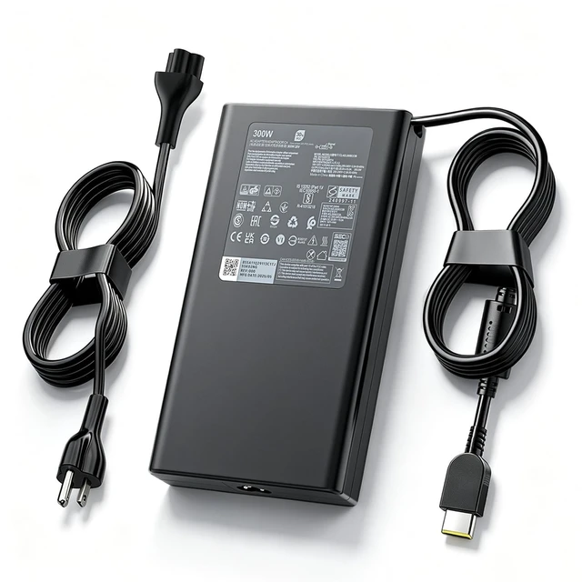 Main image of Slim 300W 20V 15A AC Adapter Charger Compatible with Lenovo Laptop