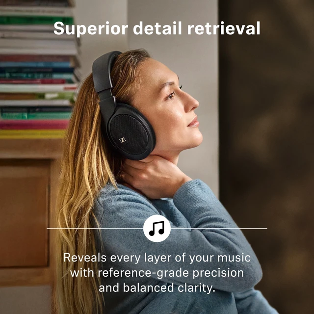 Alt view image 4 of 5 - Sennheiser HD 560S Open-Back Over-Ear Wired Audiophile Headphones