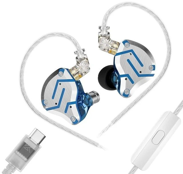 Main image of KZ ZS10 Pro Type-C Gaming Earbuds,USBC in Ear Monitor Headphones, IEM Earbuds Headphone with 4BA and 1DD Drivers Wired Earbuds, KZ HiFi IEM Earphone with Detachable