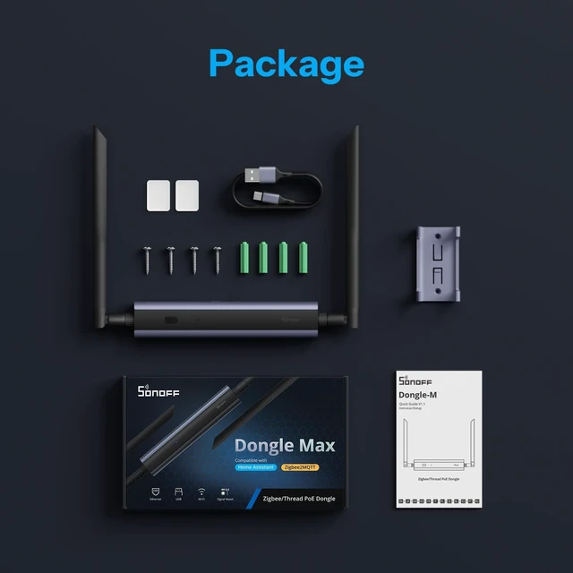 Alt view image 5 of 5 - SONOFF Zigbee/Thread PoE Dongle Max ^^ Dongle-M