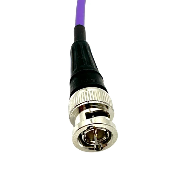 Alt view image 4 of 5 - Cable Evolution 12G-SDI BNC to BNC Broadcast Video Cable, 4855R Mini RG59, 2 FT, Green