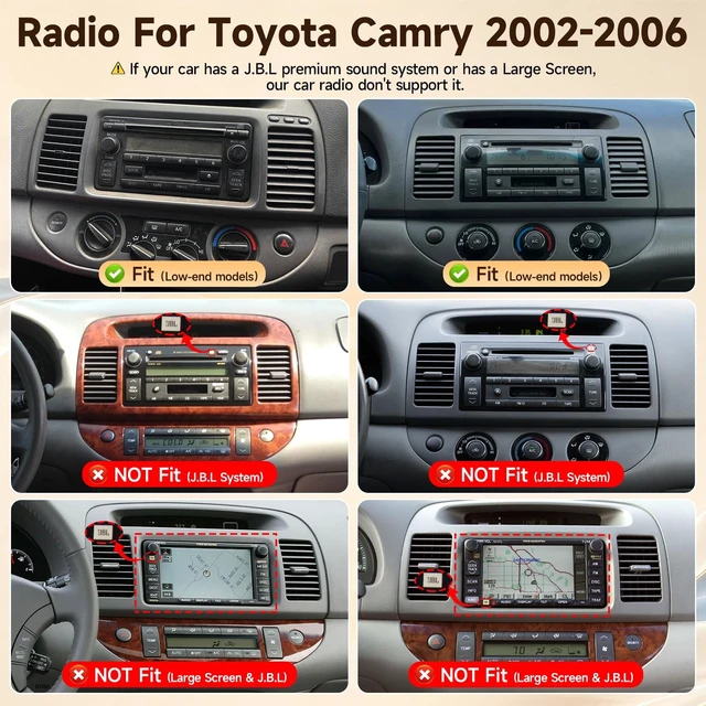 Alt view image 2 of 5 - Leadfan Linux Car Stereo for Toyota Camry 2002-2006