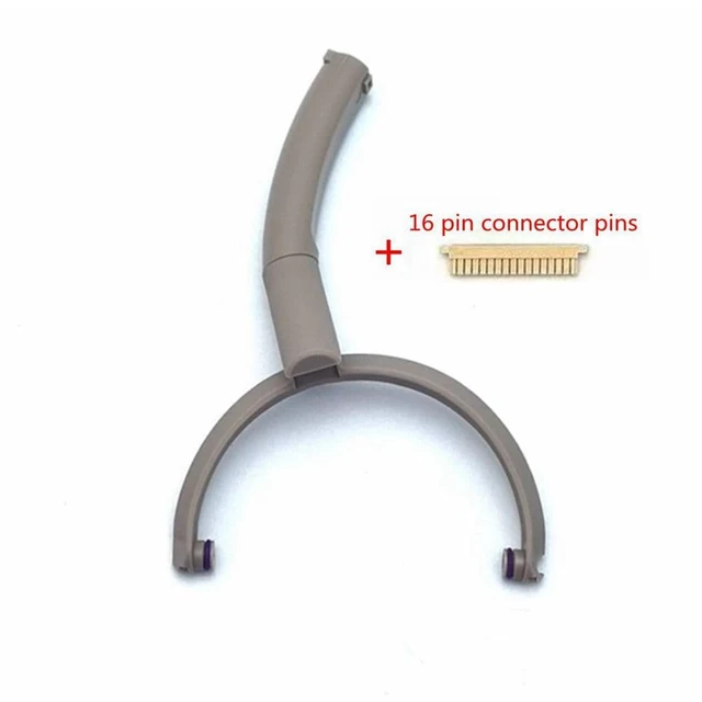 Alt view image 2 of 2 - WH-1000XM5 Headband Hanger Bracket Swivel Hinge and 16 pin Connector pins Replacement Parts for Sony WH-1000XM5 Headphone (Pink-Left)