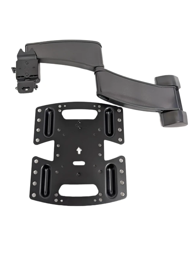 Alt view image 2 of 5 - SANUS Elite Advanced Full-Motion TV Wall Mount for 1943" TVs up to 35 lbs Tilts, Swivels & Extends 16" Black Brushed Metal Low Profile, Easy Install