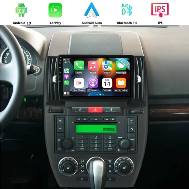 Alt view image 4 of 5 - Android 13 Car Stereo for Landrover Freelander 2 2007-2012 Car Radio GPS for CarPlay Wireless Android Auto 9in Touchscreen Bluetooth WiFi FM/RDS DSP SWC Split Screen AHD Backup Camera 2+32G