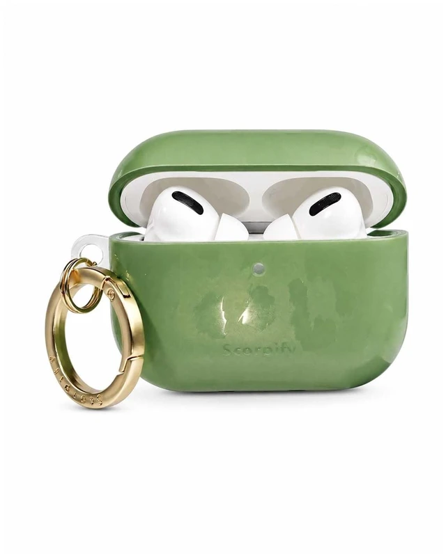 Alt view image 2 of 5 - SCORPIFY for AirPods Pro 3 Case (3rd Generation, 2025) with Keychain, Compatible with Apple AirPod Pro 3, Cute Protective Hard Shell Cover, Wireless Charging Earbuds Case for Women -