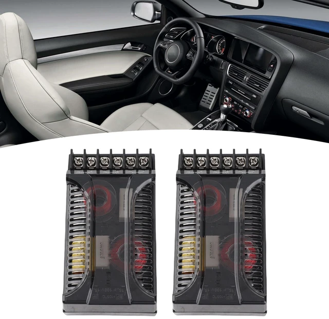 Alt view image 5 of 5 - Ejoyous 2 Way Car Audio Crossover, 2Pcs Universal Heat Dissipation Speaker Frequency Divider with Overcurrent Protection, for Car Speaker System for Superior Sound Quality