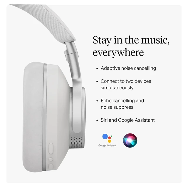 Alt view image 5 of 5 - Cambridge Audio Melomania P100 SE Headphones - Bluetooth, Active Noise Cancelling with Hi-Fi Sound, 100 Hour Playback with User Replaceable Battery, Gaming Mode and Carry Case - White