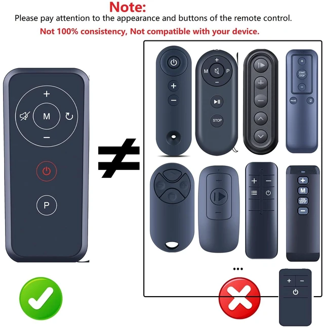 Alt view image 3 of 5 - Replacement Remote Control for FLIMDER, GOYOUTH, HomJoones Walking Pad