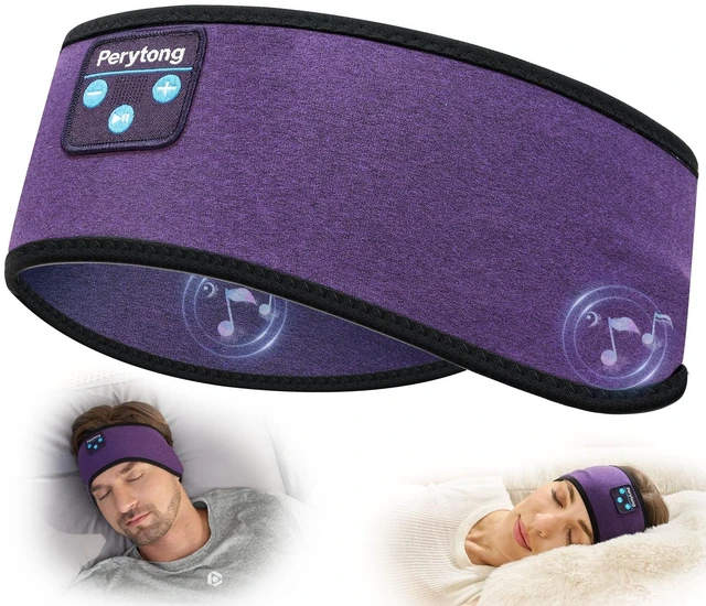 Main image of Sleep Headphones Bluetooth Headband - Fall Asleep in Your Favorite Tunes with 14H Playtime, HD Stereo for Side Sleepers, Workout, Yoga & Travel - The Gift for Men & Women Who Love Music & Comfort