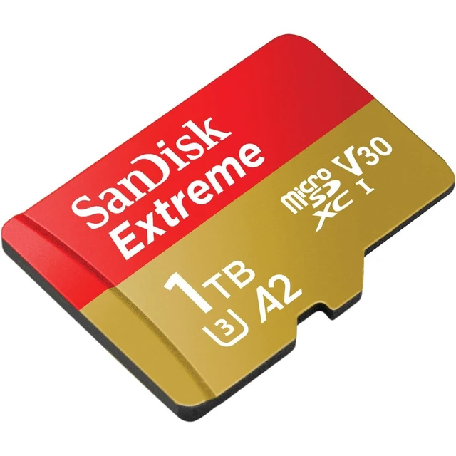Alt view image 4 of 5 - SanDisk 1TB Extreme microSD UHS-I Card, Up to 245MB/s Read and 170MB/s Write, 5.3K Video, 4K UHD, High-Performance for Action Cams, Drones, Android Devices, SDSQXH9-1T00-GZ6MA