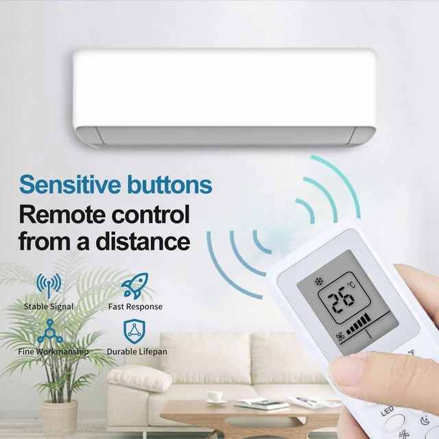 Alt view image 3 of 5 - Remote Control for Black+Decker Smart Portable Air Conditioner BPACT08WT