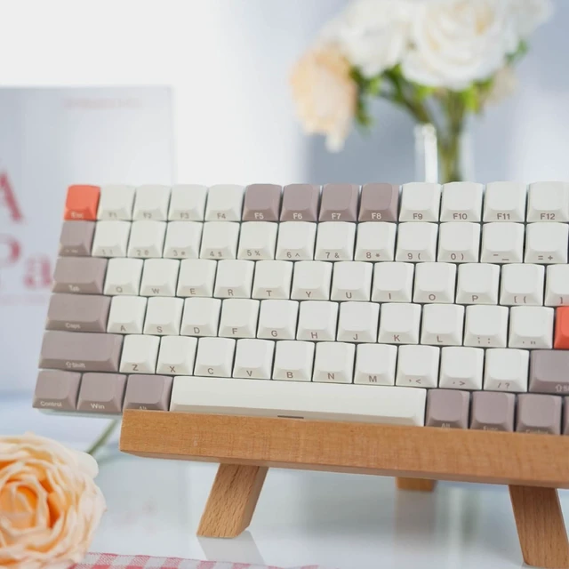 Alt view image 2 of 4 - GATERON Low Profile Keycaps, Nature Series PBT Keycaps 135 Keys Set(Dune)