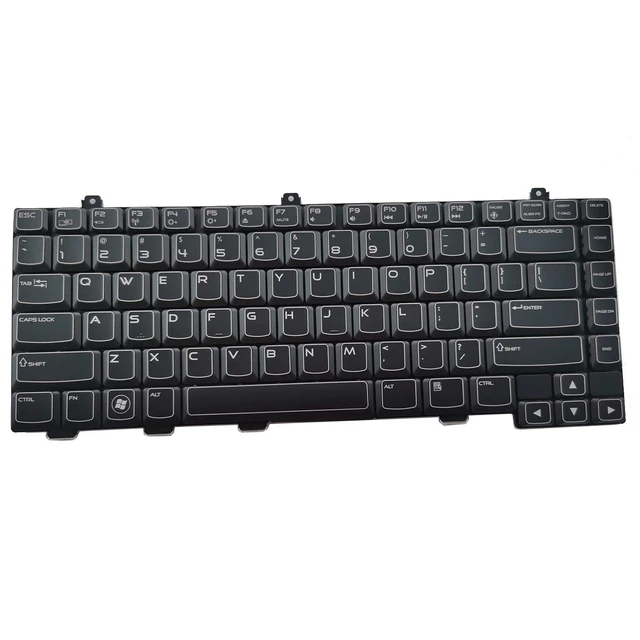 Alt view image 2 of 5 - Laptop Keyboard Compatible for DELL Alienware M14X R2 P18G with Backlit