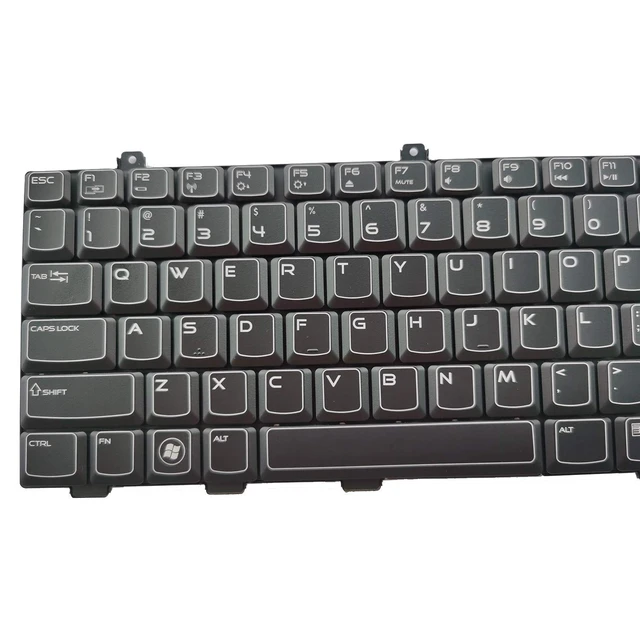 Alt view image 4 of 5 - Laptop Keyboard Compatible for DELL Alienware M14X R2 P18G with Backlit