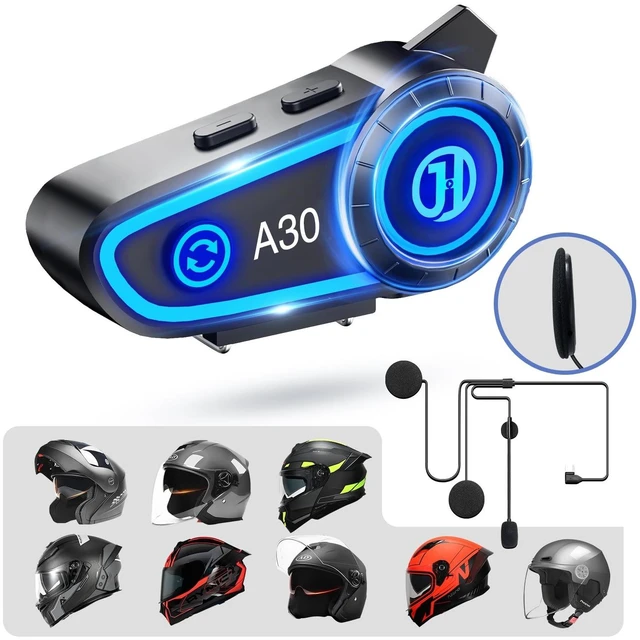 Main image of JZAQ Motorcycle Helmet Speakers Helmet Bluetooth Headset Headphone Automatic Answer Music Control,120 Hours Playing time High Sound Quality System Ultra Thin Cycling/Skiing/Riding 1200 mAh Battery