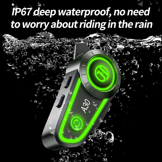 Alt view image 2 of 5 - JZAQ Motorcycle Helmet Speakers Helmet Bluetooth Headset Headphone Automatic Answer Music Control,120 Hours Playing time High Sound Quality System Ultra Thin Cycling/Skiing/Riding 1200 mAh Battery