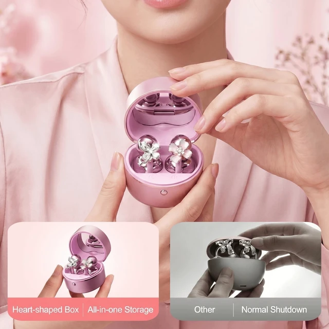 Alt view image 3 of 5 - xzqioue Love Ear Clip Wireless Earbuds, Open Ear Earring Headphones, Bluetooth 6.0 Ear Cuff Earphones with Mic, Pain-Free Comfortable Fit, Premium Sound for Daily Wear, Work