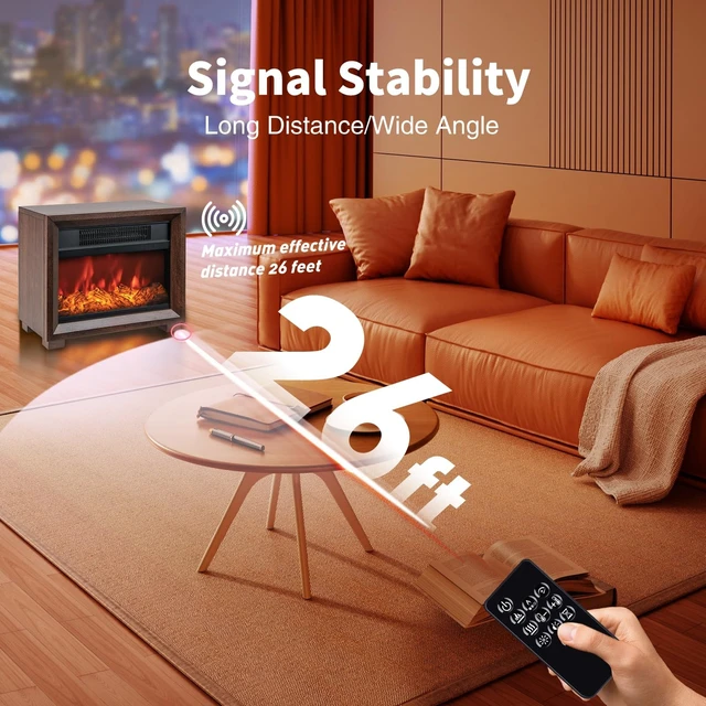 Alt view image 5 of 5 - Snrigw Replacement Remote for Dimplex PLF Electric Fireplace