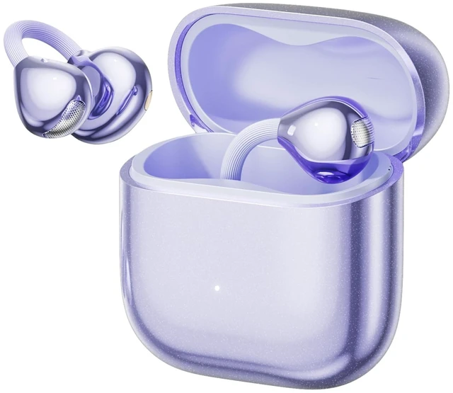 Main image of CHENRUIDA Everyday Lightweight Clip On Earbuds-Open Ear Headphones(Purple)