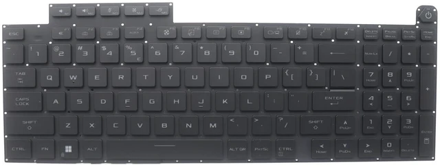 Main image of New Replacement Keyboard for Asus ROG Strix G18 G814 G814JIR G814JIR-XS96 G814JVR G814JVR-BS91 Scar 18 G834 G834J G834JY G834JZ Per-Key RGB Backlit US