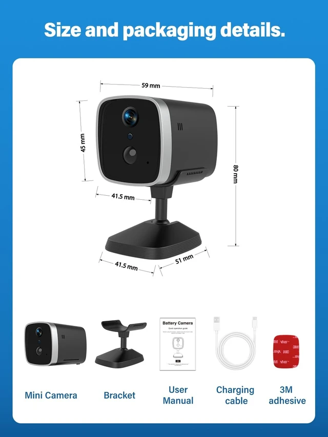 Alt view image 2 of 5 - ZHIXIAOYI 4G LTE Cellular Security Camera,Not Support WiFi SIM Card Included,PIR Motion Detection,2K Security Camera,20-Day Standby Battery Life,Night Vision,Easy Connectivity of APP