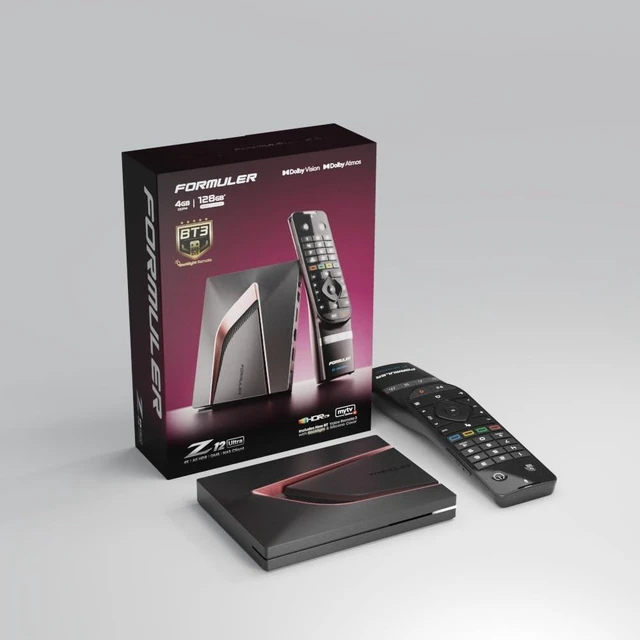 Main image of Formuler Z12 Ultra - 4K Streaming Media Player, Android 12, Dolby Vision, Dolby Atmos, HDR10+, Gigabit LAN, WiFi 6E, 4GB RAM, 128GB ROM, Bluetooth Backlight Voice Remote