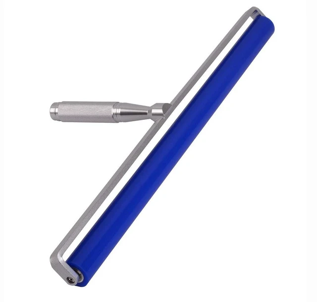 Main image of 4-20 inch Glue Silicone Rubber Pasting Tacky Soft Roller Record Cleaner Squeegee Wheel Anti-Static Sticky Dust Collection for Film Application Craft Project Particle Remove Electronic Industry (12")