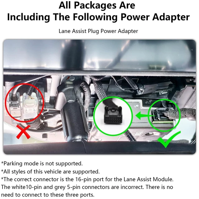 Alt view image 3 of 5 - 4K Front &2K Rear 2 Channel HDR Dash Cam for Toyota Corolla Cross 2023-2026