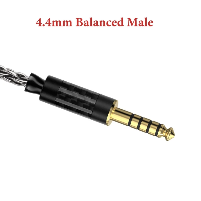 Alt view image 3 of 5 - GEEKRIA Apollo 4.4mm Balanced Audio Extension Cable, 6N OCC Silver-Plated Copper HiFi Headphone Extension Cord, 4.4mm Male to Female for DAC/AMP, DAP and Audiophile Audio Systems (1.5 m)