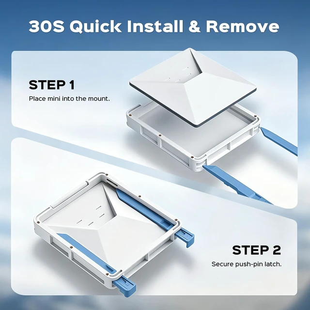 Alt view image 2 of 5 - Starlink Mini Roof Car Mount, Quick-Release, Heavy-Duty ASA Armor Mount
