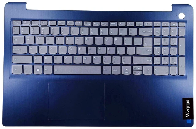 Main image of Wzqrps New Replacement for Lenovo ideapad 3-15ADA6 3-15ITL6 3-15ALC6 Laptop Upper Case Palmrest Backlit Keyboard W/Fingerprint Touchpad Assembly Part 5CB1B65660 5CB1B62097 Blue
