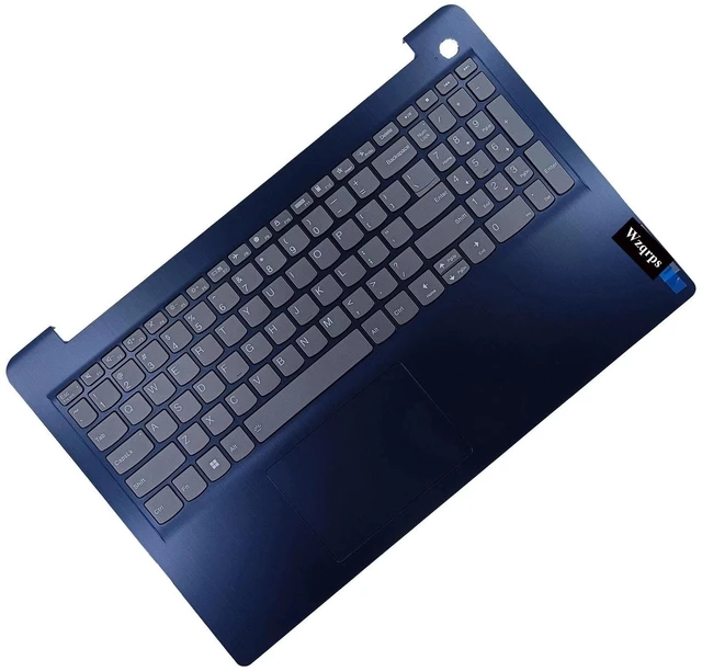 Alt view image 3 of 5 - Wzqrps New Replacement for Lenovo ideapad 3-15ADA6 3-15ITL6 3-15ALC6 Laptop Upper Case Palmrest Backlit Keyboard W/Fingerprint Touchpad Assembly Part 5CB1B65660 5CB1B62097 Blue