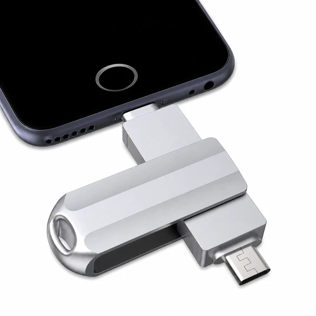 Main image of 256GB Flash Drive for iPhone/iPad, USB-C Photo Stick with USB-A Adapter