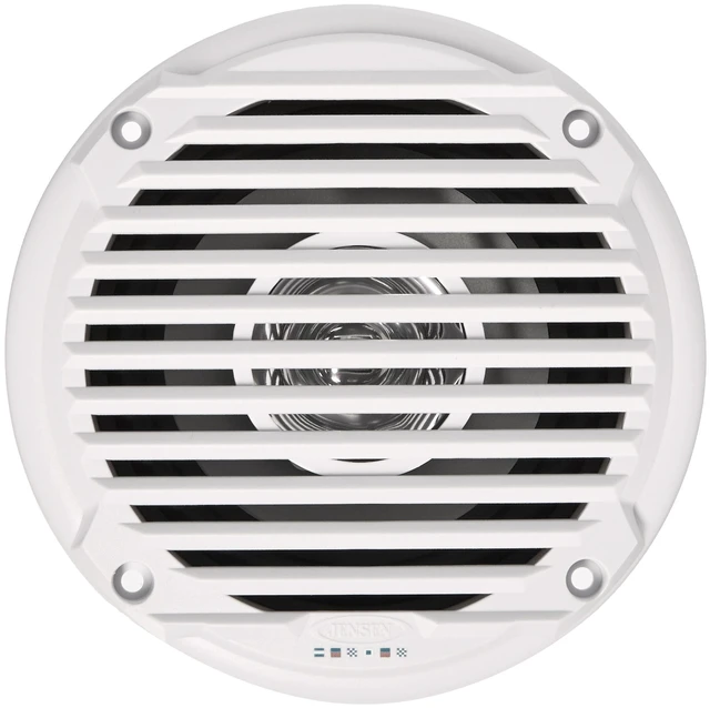 Main image of Jensen MS5006WR Dual Cone Waterproof 5.25" Speaker, White, 30 Watts Max Power Handling, Sensitivity 86dB, Frequency Response 79Hz-20kHz, Nominal Impedance 4 Ohms, 1.5" Mounting Depth, Sold In Pairs