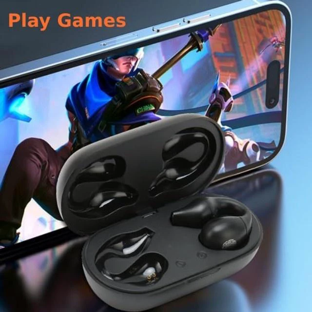 Alt view image 3 of 5 - Earbuds, BT 5.3 Headphones Touch Control with LED Digital Display Charging Case, IPX7 Earphones with Mic for Mobile Phone Tablet