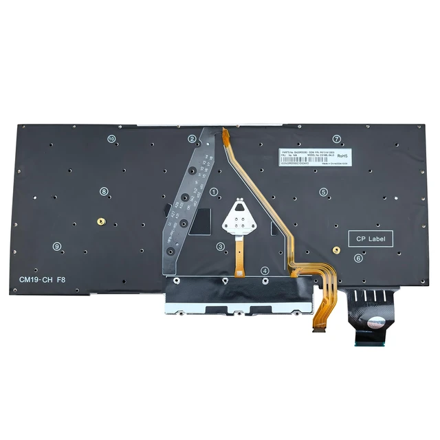 Alt view image 4 of 5 - Backlit Keyboard Replacement for Lenovo Thinkpad X1 Carbon 8th X1 Yoga 4th
