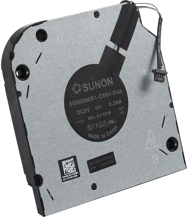 Alt view image 4 of 5 - CPU Cooling Fan for Dell Latitude 5550 Precision 3590 UMA P/N: 0012DJ