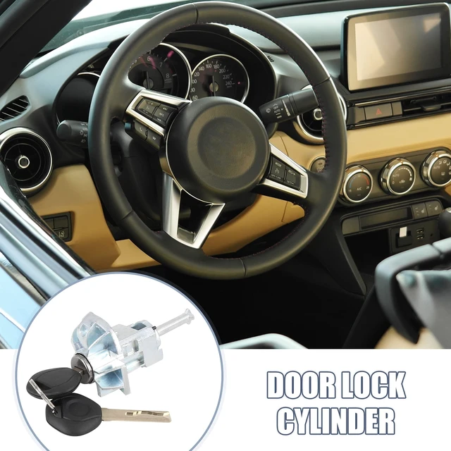 Alt view image 2 of 5 - X AUTOHAUX 51217019975 Door Lock Cylinder Kit for BMW 330Ci 3.0L 2001-2006