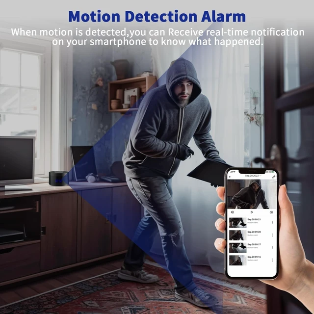 Alt view image 5 of 5 - Chasvon Indoor Security Camera