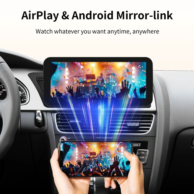 Alt view image 4 of 5 - BARGGN Wireless CarPlay/Android Auto 10.25 Inch Touchscreen for Audi A5 2GMMI (2009-2015) Year, Car Radio Receiver, Multimedia, Bluetooth, Car Stereo, Navigation