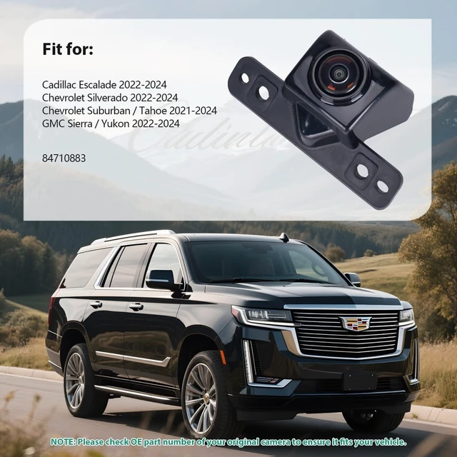 Alt view image 2 of 5 - 84710883 OE Front View Replacement Camera for Cadillac Escalade 2022-2024, Chevrolet Silverado 2022-2024, Chevrolet Suburban/Tahoe 2021-2024, GMC Sierra/Yukon 2022-2024 by GreenYi
