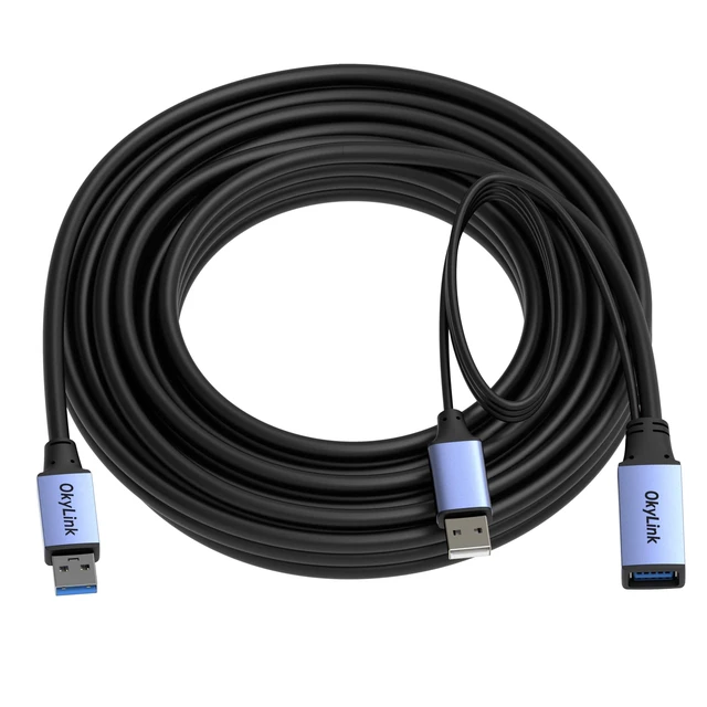Alt view image 2 of 5 - OkyLink Active USB 3.0 Extension Cable A to A, Male to Female 25ft