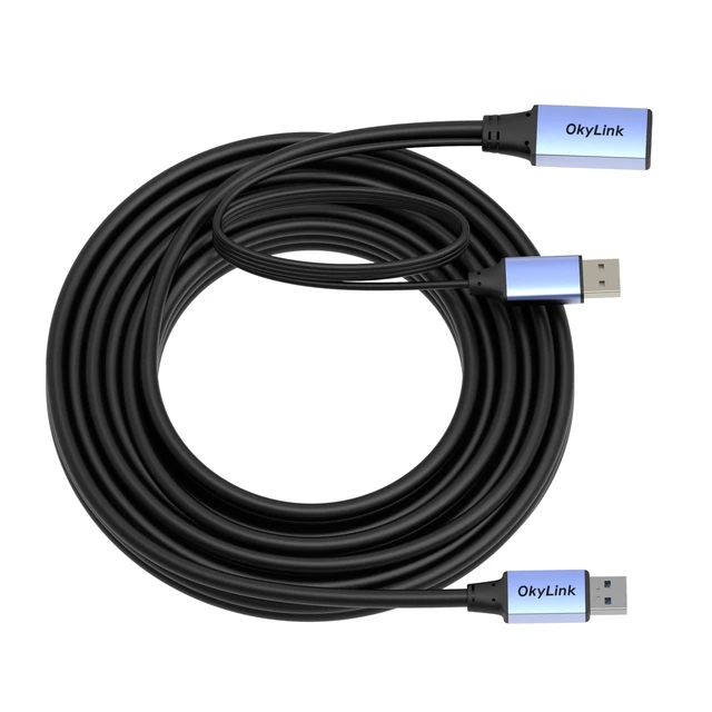 Alt view image 4 of 5 - OkyLink Active USB 3.0 Extension Cable A to A, Male to Female 25ft