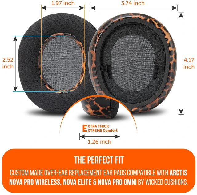 Alt view image 5 of 5 - WC Mod Kit V2 Nova Pro Wireless, Pro Omni & Elite - Gel Earpads & Headband