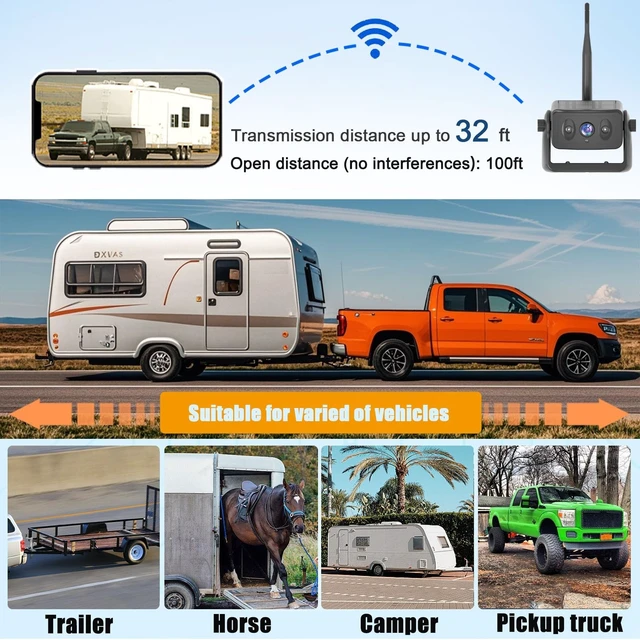 Alt view image 4 of 5 - YEOIZO Strong Magnetic Wireless Backup Camera for iPhone Android