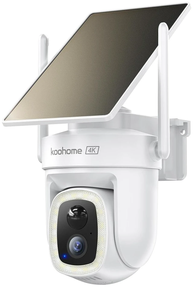 Main image of Koohome 4K Solar Security Camera Outdoor Wireless,360 PTZ,No Subscription