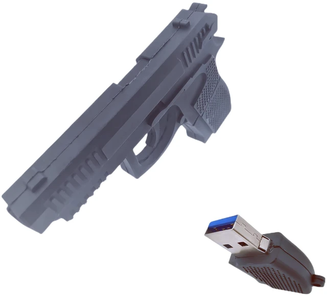 Main image of WooTeck 128GB Cartoon Revolver Gun USB 3.0 Flash Drive