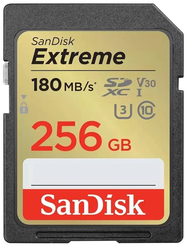 Main image of SanDisk Extreme 256 GB Class 3/UHS-I (U3) SDXC