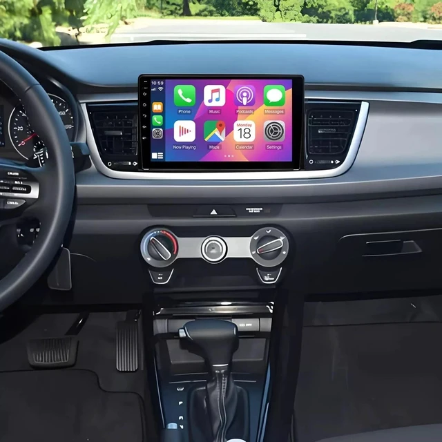 Main image of Car Stereo Radio Car Navigation for Kia Rio 2018 2019 2020 2021 2022 2023 9Inch Android 13 Player for CarPlay Wireless/Android Auto with Camera and Microphone Steering Wheel Control GPS Player
